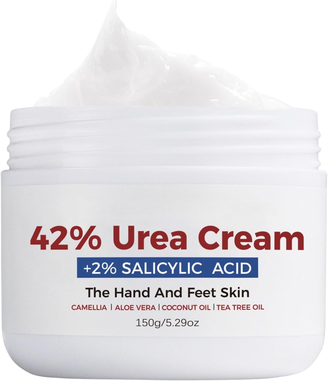 42% Urea Cream - Cracked Heel Repair Cream - Urea Foot Cream for Cracked Heels and Dry Skin - Foot Cream - Skin Care for Feet,Heels,Hands,Knees,Legs,Toenails - Foot Moisturiser