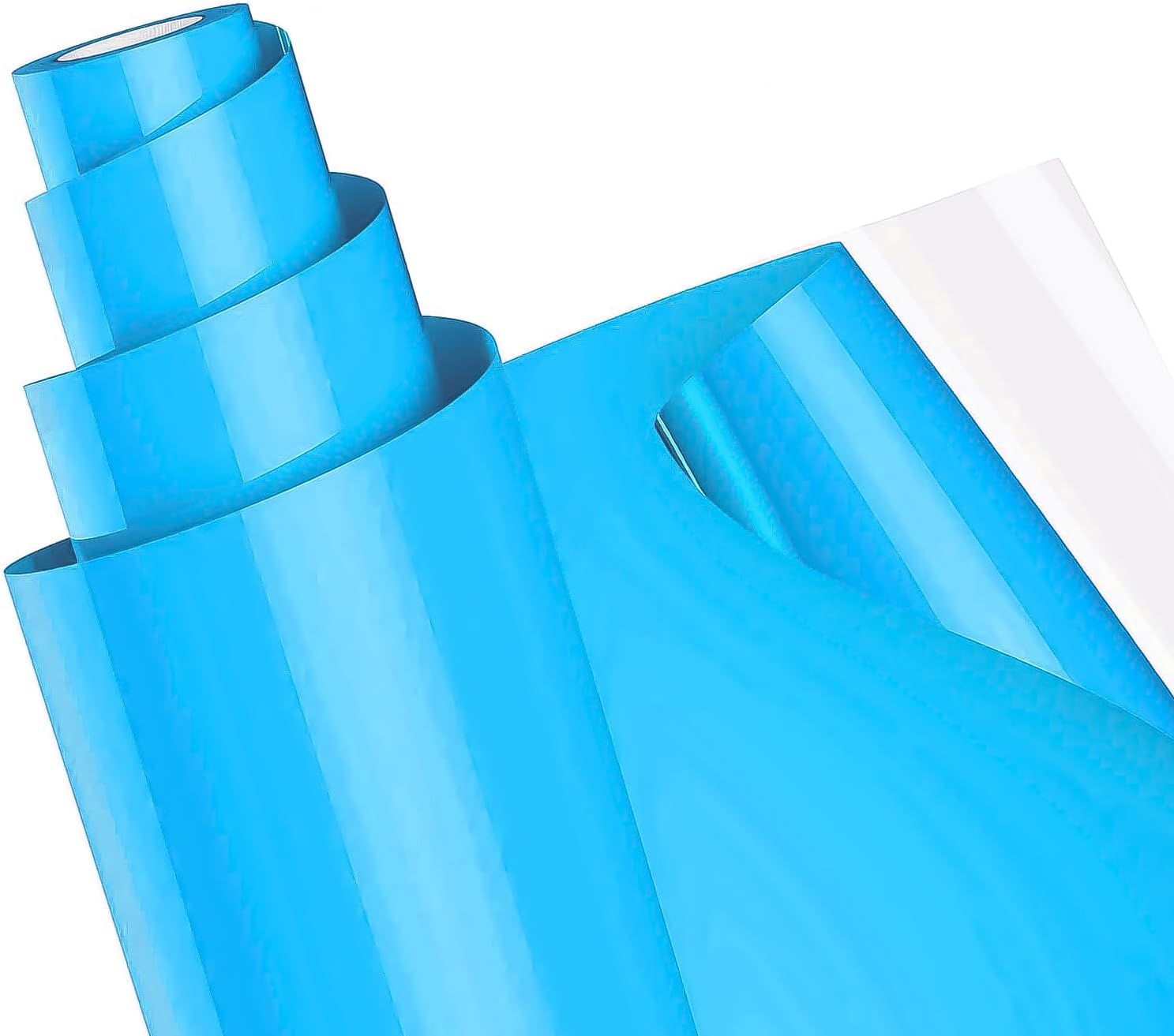 Heat Transfer Vinyl, 12" x 5ft Iron On Vinyl PU for Fabric, DIY T-Shirt, Clothing, Pillows Fabric, Hats, Bags and Other Textiles