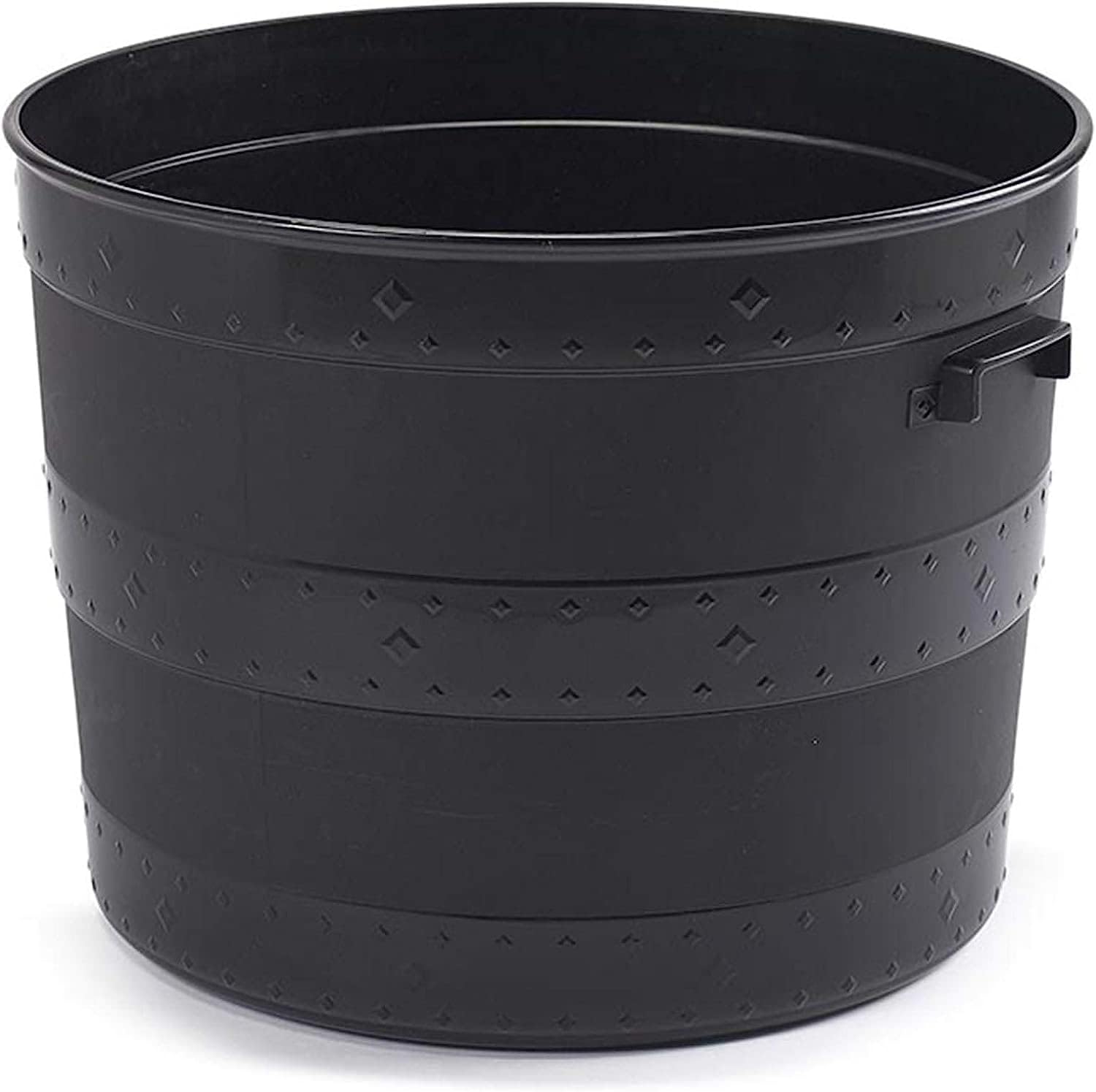 HOMION Large Barrel Planter Blacksmith Tub Home and Garden Versatile Flower Pot Gardening Bucket Herb Plant Fruit Pot for Indoor or Outdoor, Garden Container