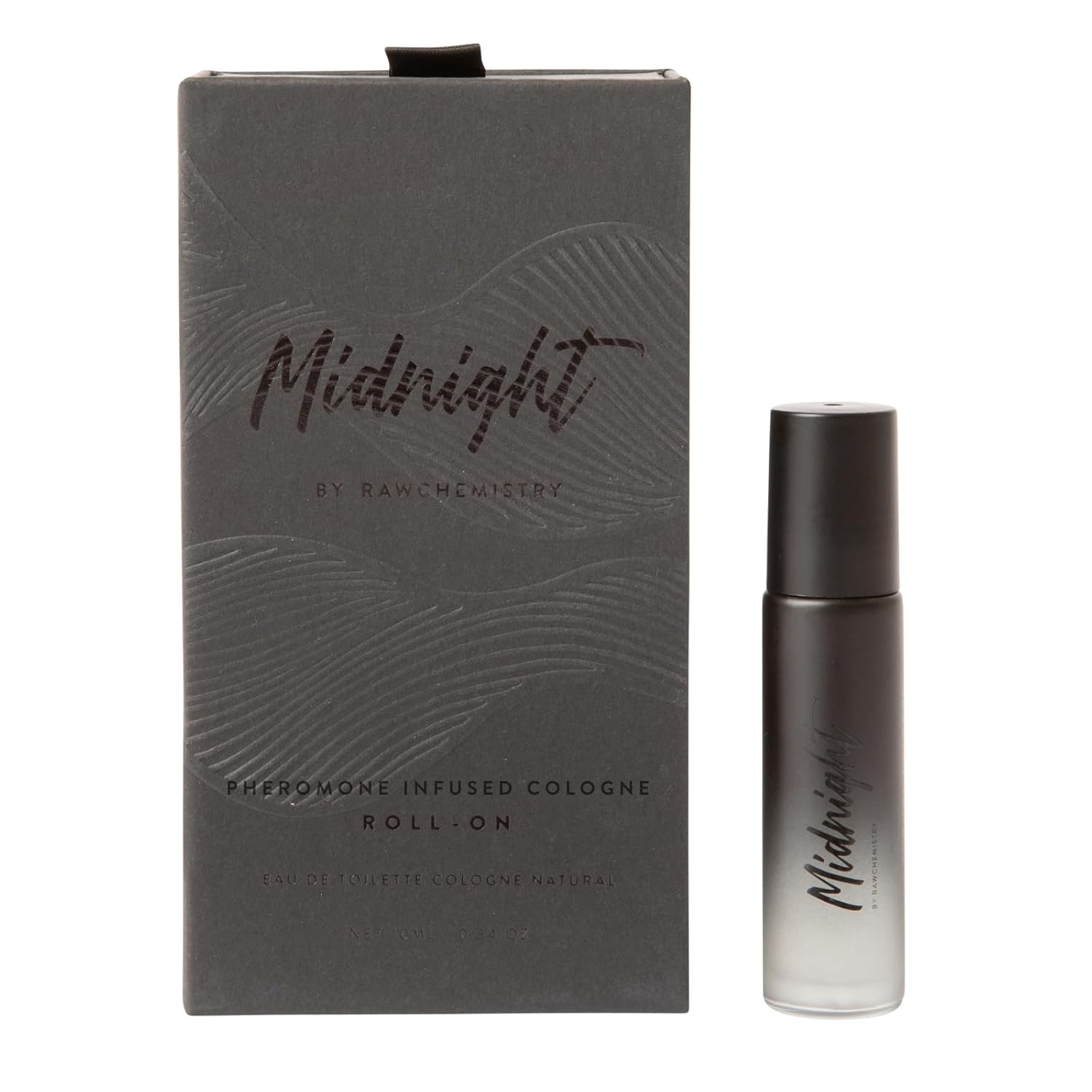 RawChemistry Midnight Pheromone Infused Cologne for Men Roll-On I Men's Cologne with Pheromones I Fragrances for Men