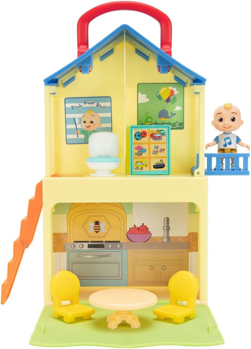 CoComelon JWC0109 Pop N House Play Set,for 3 years +, Multicolour
