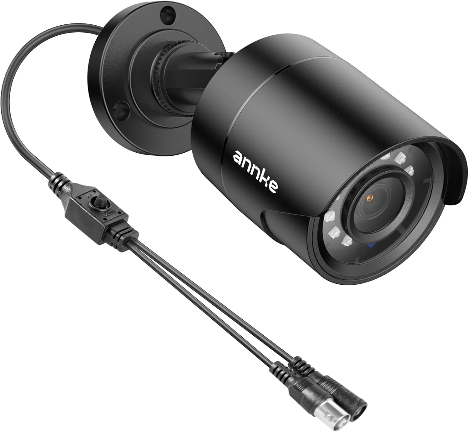 ANNKE 1080p Security Camera 4-in-1 CCTV Bullet Wired Camera, AHD/TVI/CVI/CVBS, IP66 Weatherproof Analog Surveillance Video Add–On Camera for Indoor and Outdoor Use, 100 ft Clear Night Vision