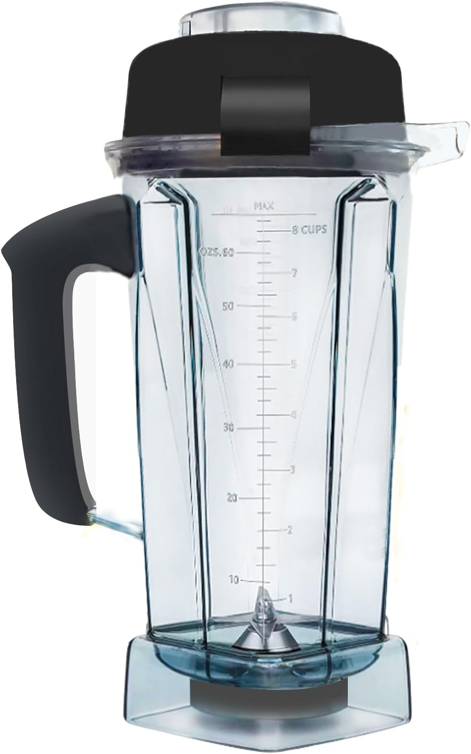 Blender Pitcher 64oz, Compatible with Vit 5200 5000 5300 6300 VM0101 VM0103 VM0197 Classic/Commercial Series, Blender Container Jar Cup,Updated Prevents Rust and Leaks,10 Years Warranty