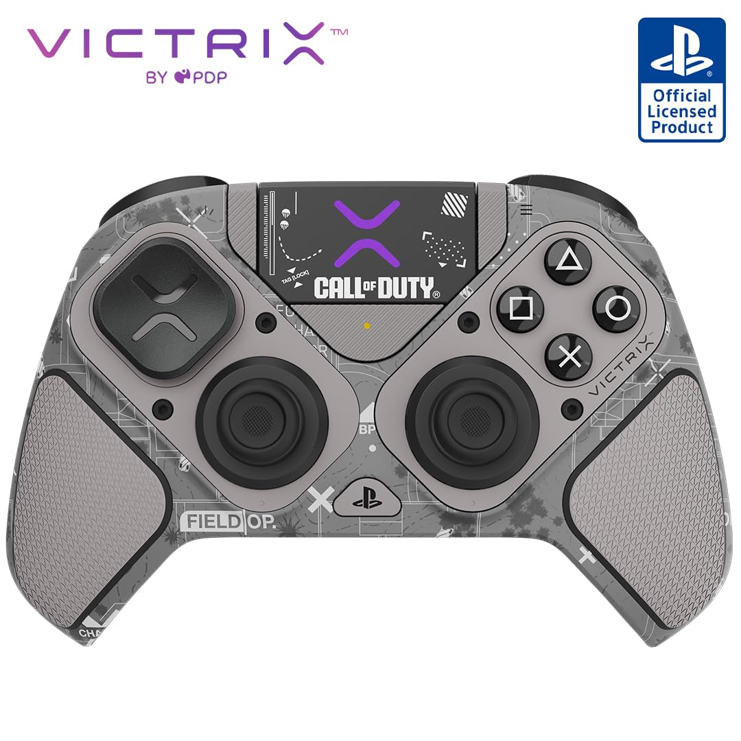 PDP Victrix Pro BFG Wireless Gaming Controller for Playstation 5, PS5/PS4/PC, Modular Esports Gamepad, Remappable Buttons, Customizable Triggers, Paddles, D-Pad, Fightpad, COD Call of Duty: Field Op