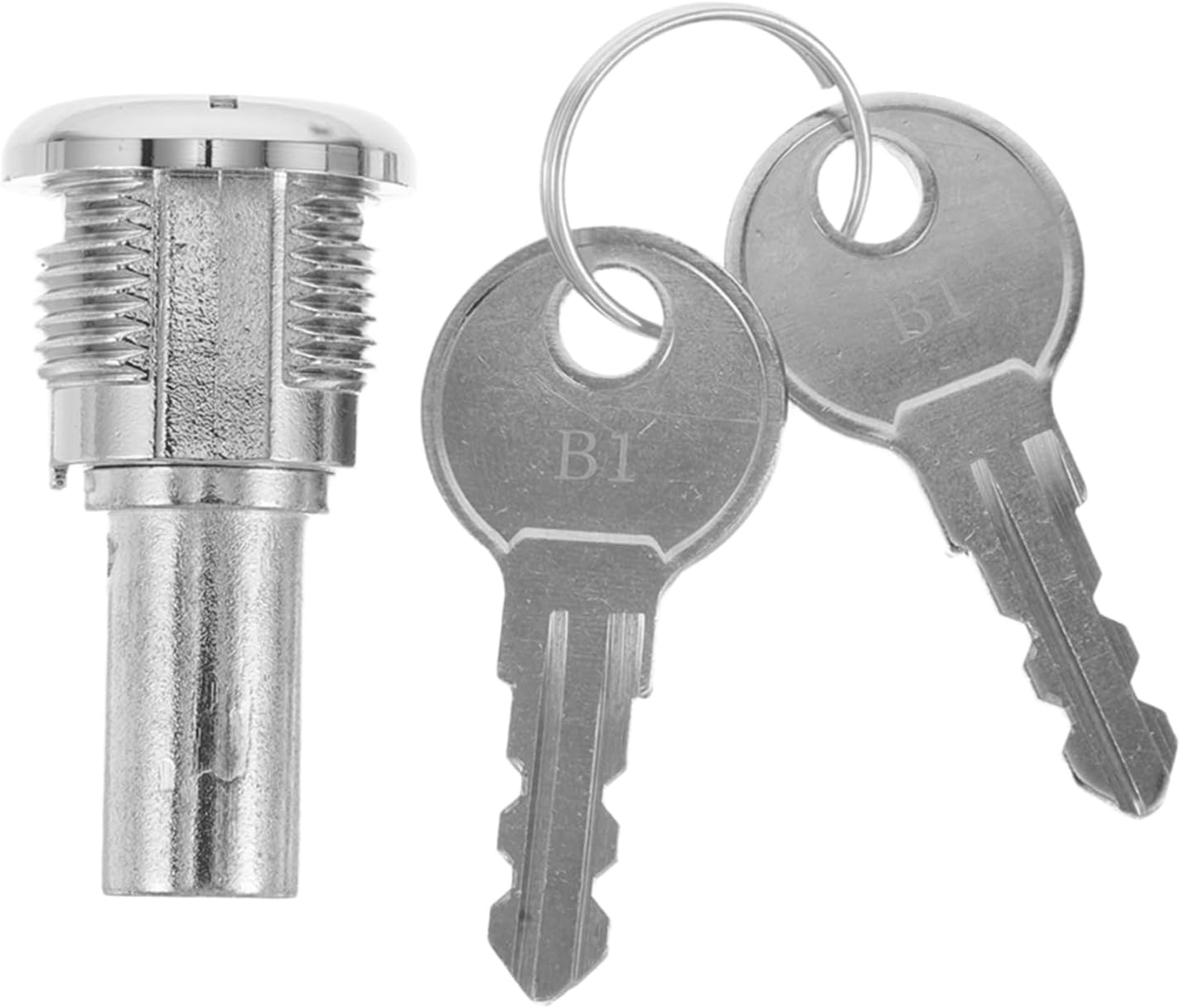 Didiseaon 1Set Gumball Machine Lock Replacement Key Secure Metal Lock Assembly for Vending Machines Fit Enhanced Security Easy Installation Material Stylish Design for Candy Dispensers