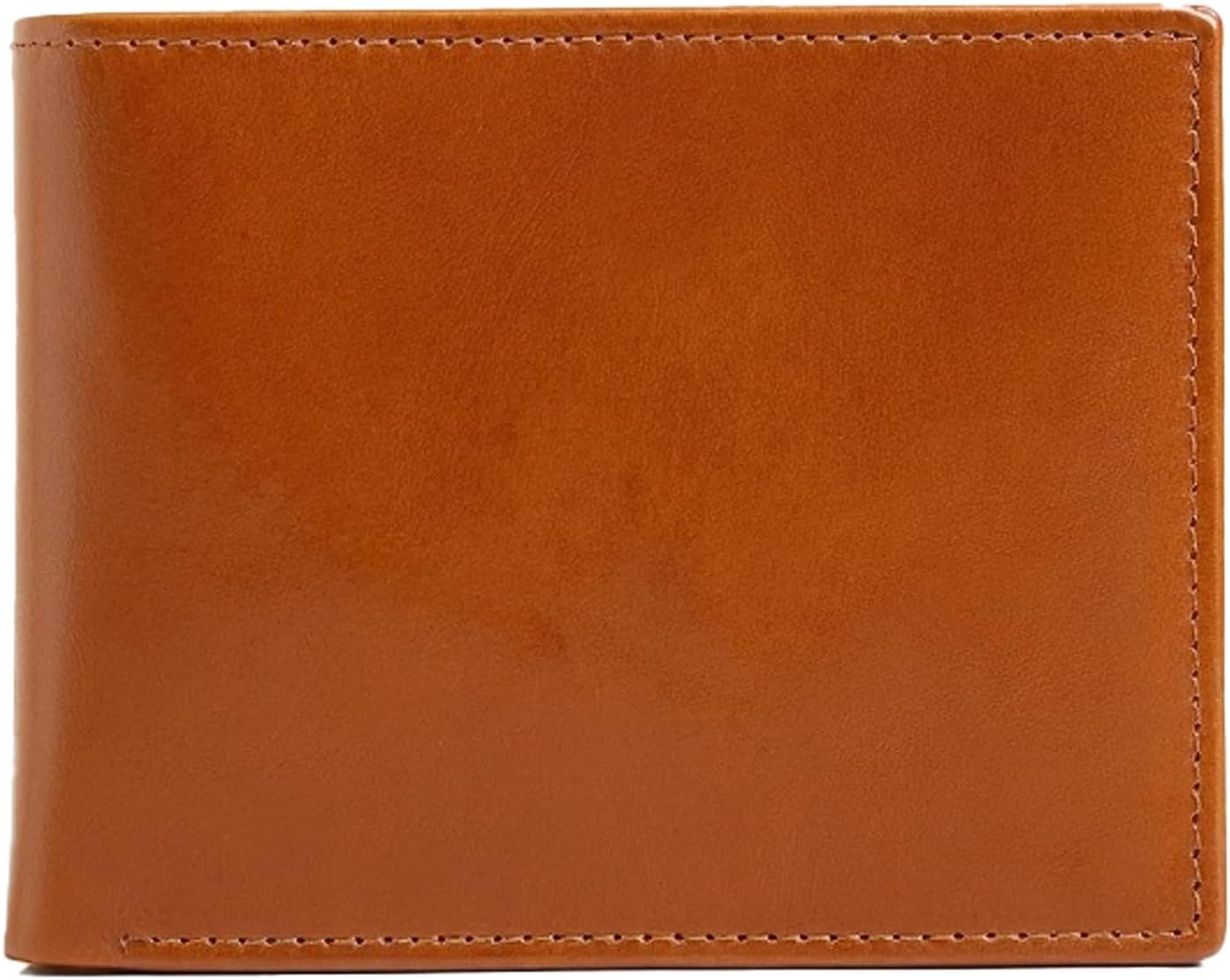 O'Hare Bags Genuine Leather Bifold Wallet for Men - RFID Blocking - Cowhide Leather - Slim, Extra Capacity Wallet - Extra Strong Stitching - Premium Gift Box (Bifold, Tan)
