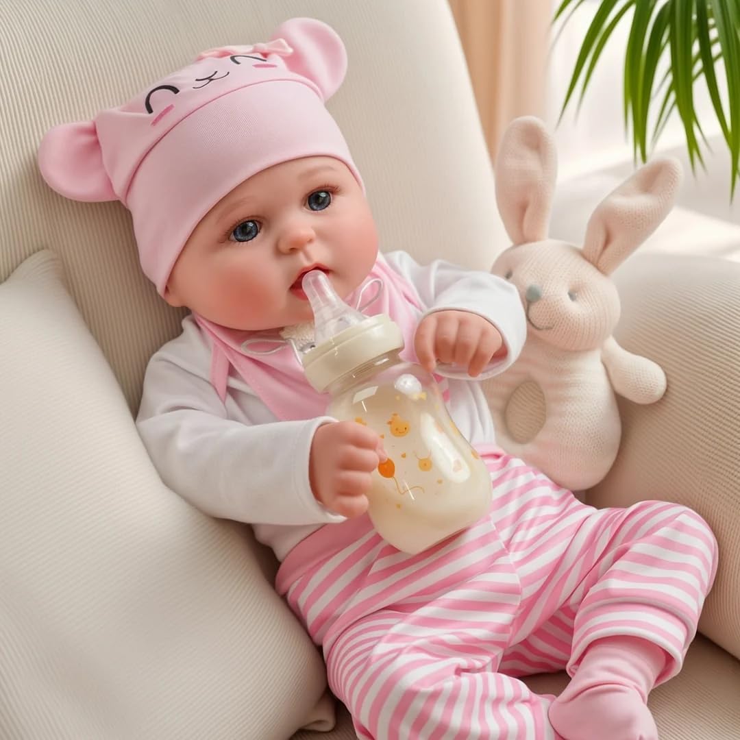BABESIDE Reborn Baby Dolls - Bailyn, 20 Inch Handmade Realistic Baby Doll Soft Body Life Like Baby Dolls, Realistic Newborn Baby Dolls for Girls Boys Kids Age 3+