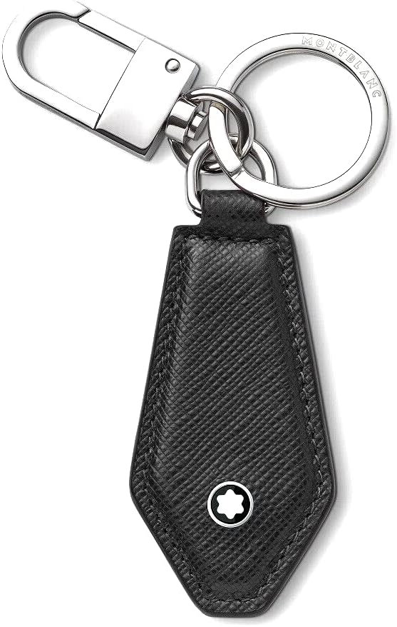 Montblanc MB Sartorial Key Fob Diamond BK Keyring, Adults Unisex, Black (Black), One Size