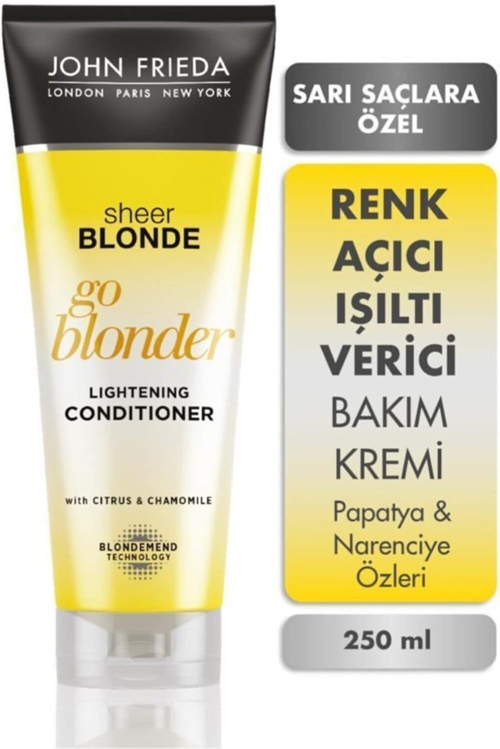 John Frieda Go Blonder Lightening Conditioner for Blonde Hair 250 ml