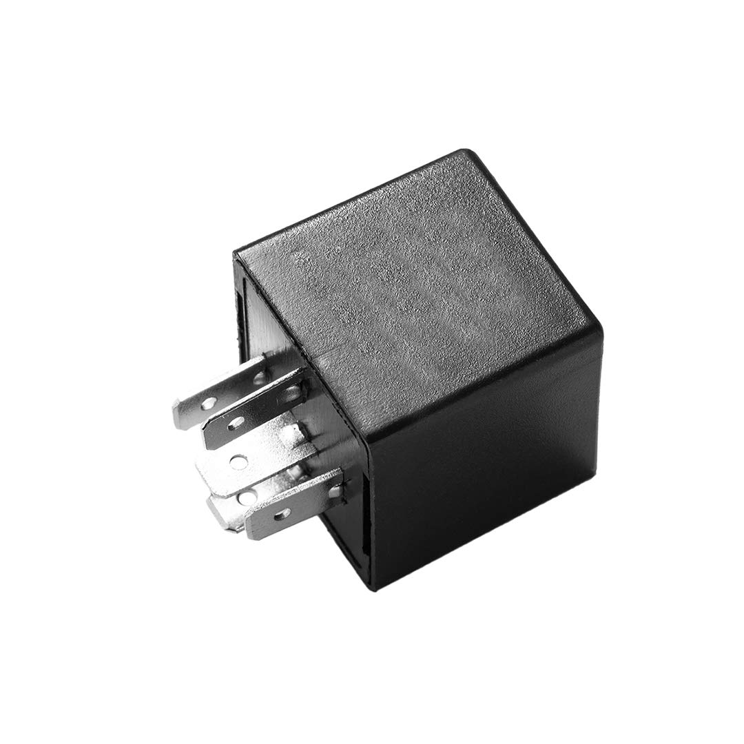 EP27 Flasher Relay for 94-01 Jeep Cherokee XJ, 93-98 Grand Cherokee ZJ,98-02 Dodge RAM 1500-3500 Trucks, Compatible LED Electronic Turn Signal & Hazard Warn Hyper Flash, 5 Pin Flasher Relay, EFL-4