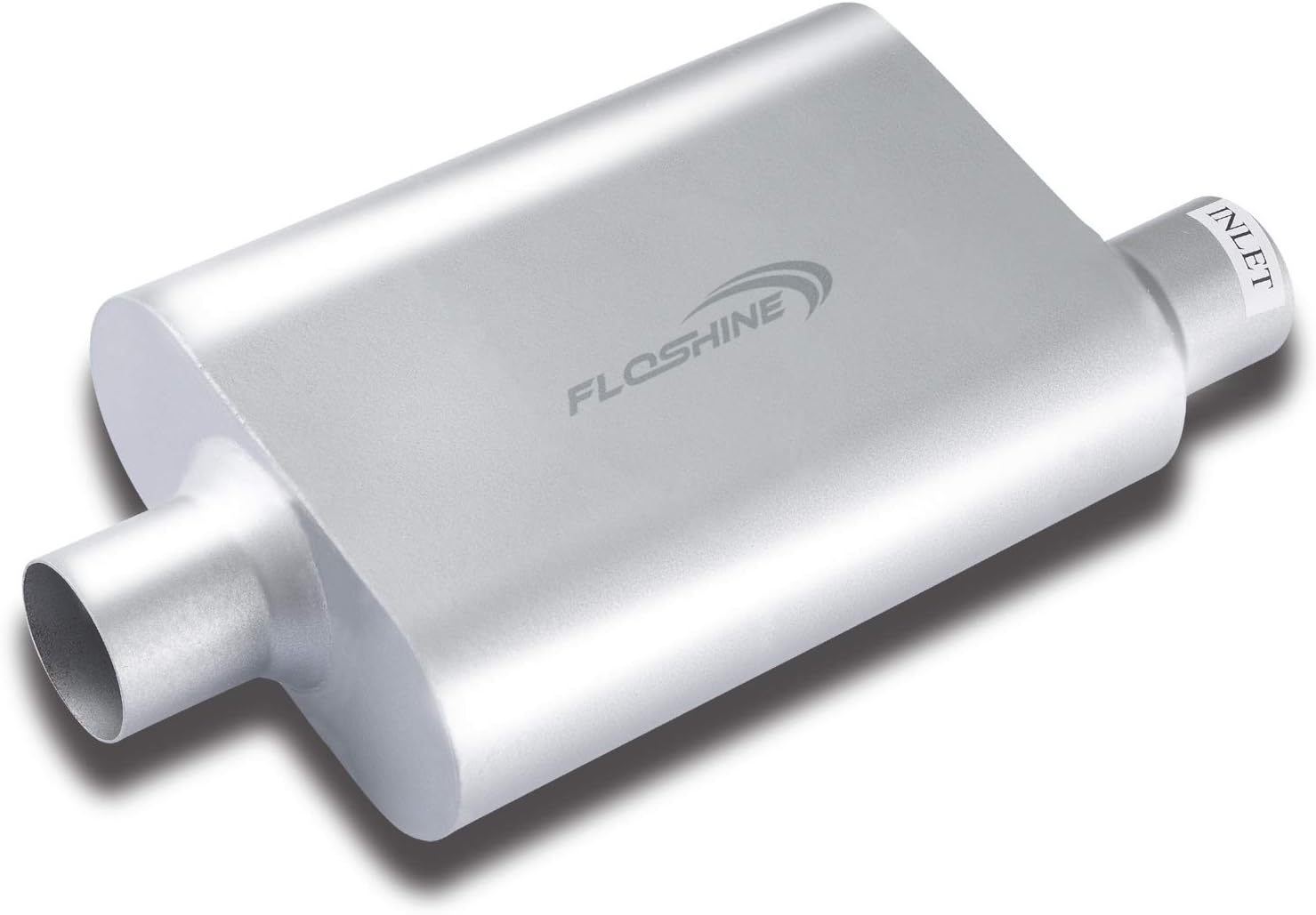 Universal Mufflers Dual Chamber 2.5" offset inlet (ID) 2.5" center outlet (ID) Performance Automotive Muffler Exhaust FH42541