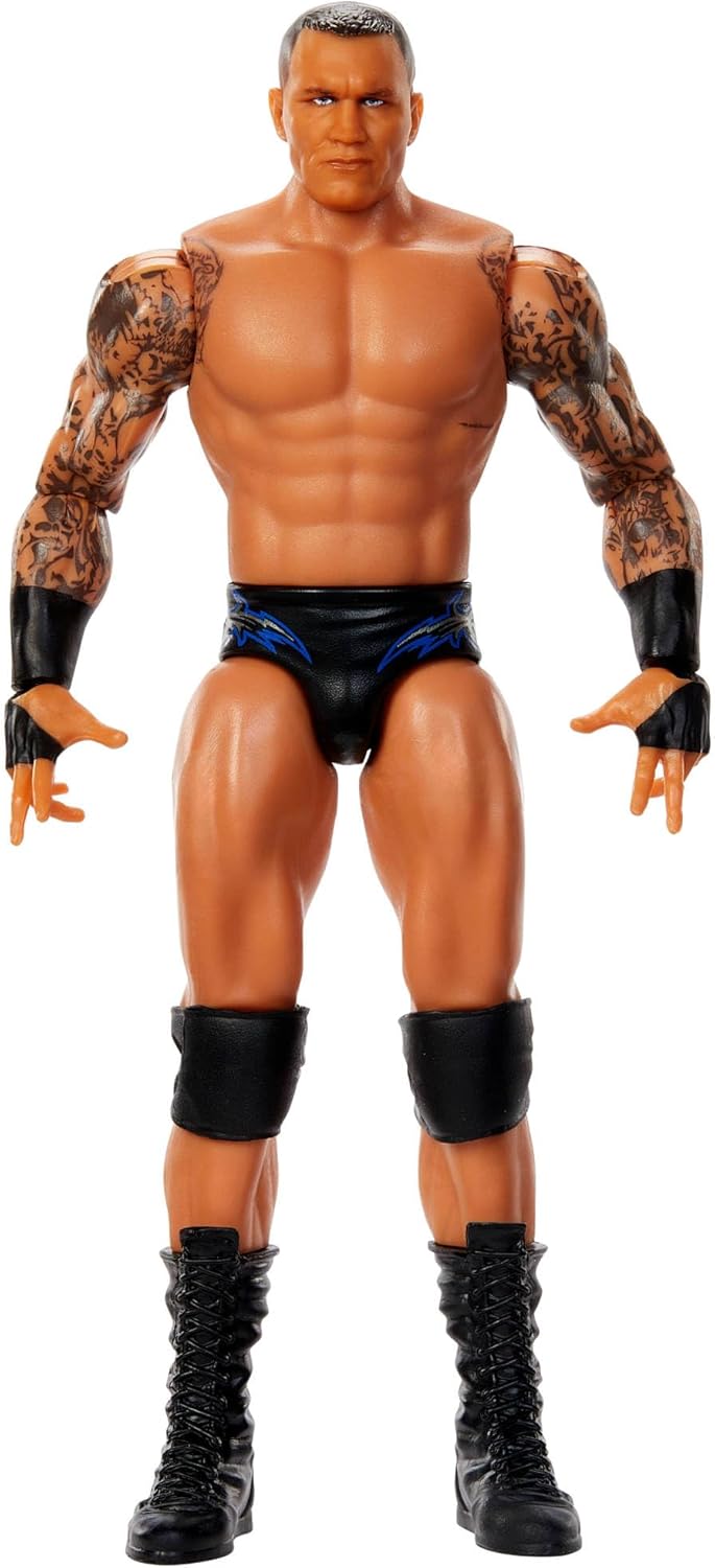 Mattel WWE Randy Orton Action Figure, Main Event Series #154 6-inch Collectible with 10 Articulation Points & Life-Like Look, JCV42