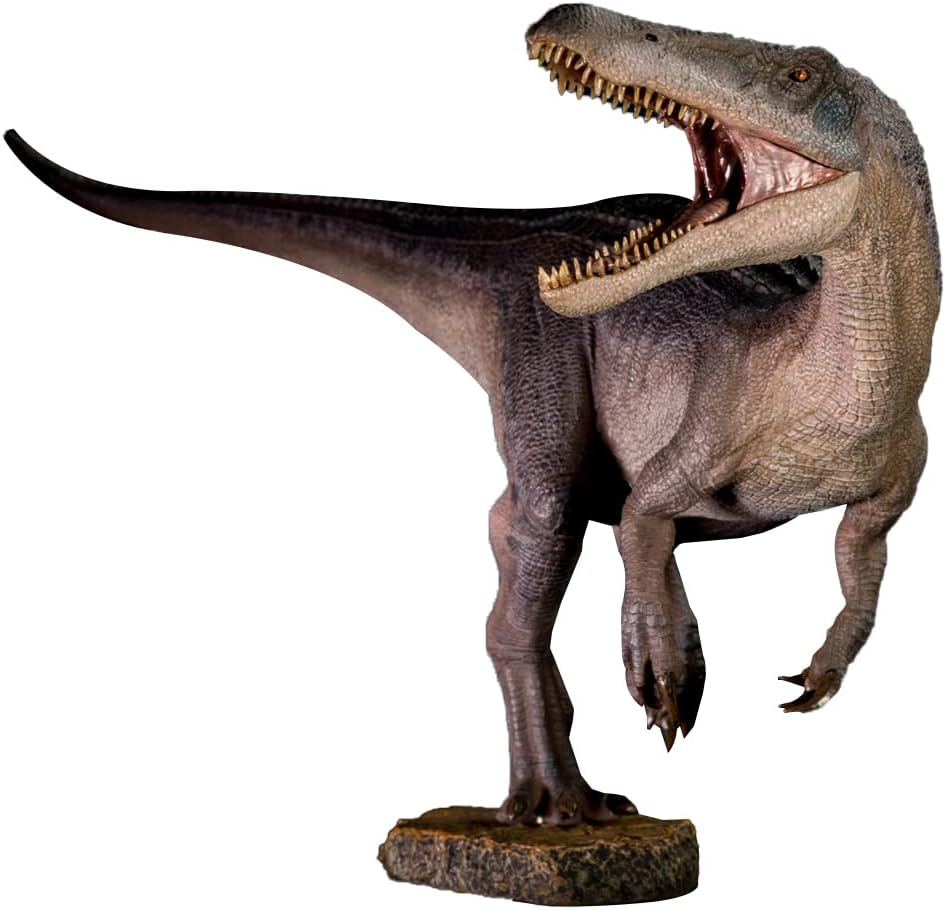 Nanmu 1:35 Scale Baryonyx Couple Santiago Calypso Figure Realistic Spinosauridae Dinosaur PVC Collector Toys Educational Animal Model Decoration Gift for Adult (Santiago(957))