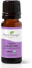 Plant Therapy Organic Lavender Essential Oil 100% Pure, USDA Certified Organic, Undiluted, Natural Aromatherapy, Therapeutic Grade 10 mL (1/3 oz)