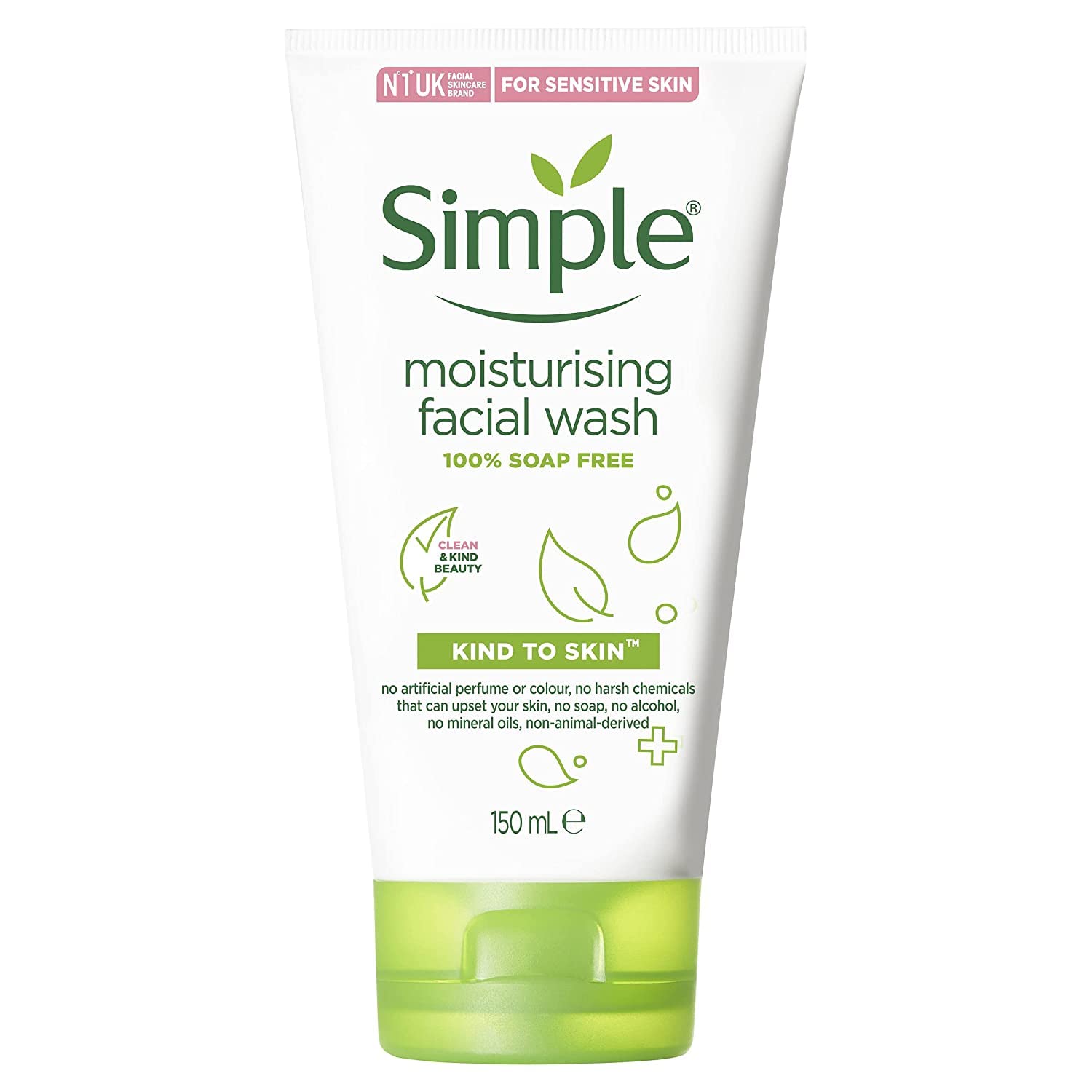 Simple Moisturizing Facial Wash, 5 Ounce (Pack of 3)