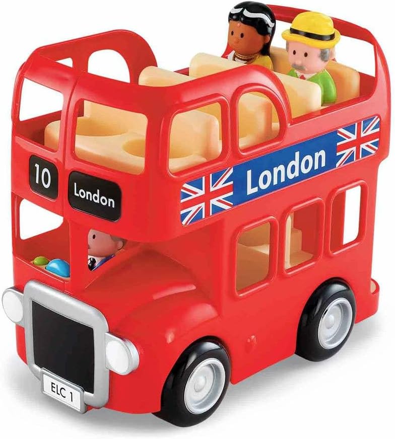 Happyland London Bus Playset For Children From 2 To 5 Years Double Decker Bus Toddler Bus Toy Toy Bus London Bus Toy Early Learning Centre Happy Land Happyland Figures Double Decker Bus Toy Toddler