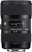 Sigma 18-35mm F1.8 Art DC HSM Lens for Canon, Black (210101)