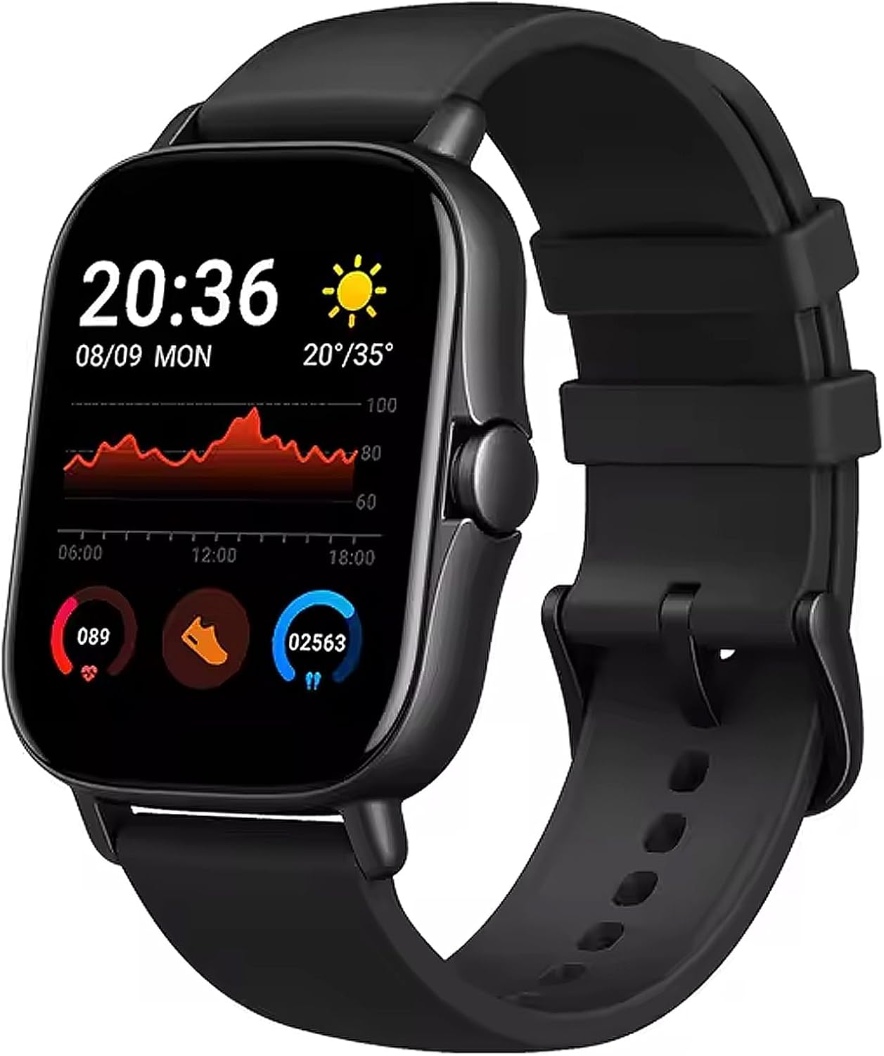 INDOTEAM Smart Watch – Smart Watches with Fitness Tracker Pedometer Step Counter – Touch Screen Smartwatch Fitness Watch for Women Men – Sport Watch Smartwatches Step Tracker Watch