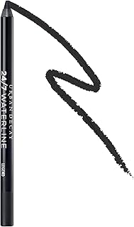 URBAN DECAY 24/7 Waterline Eye Pencil, Waterproof Eyeliner for Tightlining, Smudge-proof, Creamy Demi-Matte Black Liner, Smoky Eye Makeup, Mineral Oil-free, Paraben-free, Cruelty-free - 0.04 oz