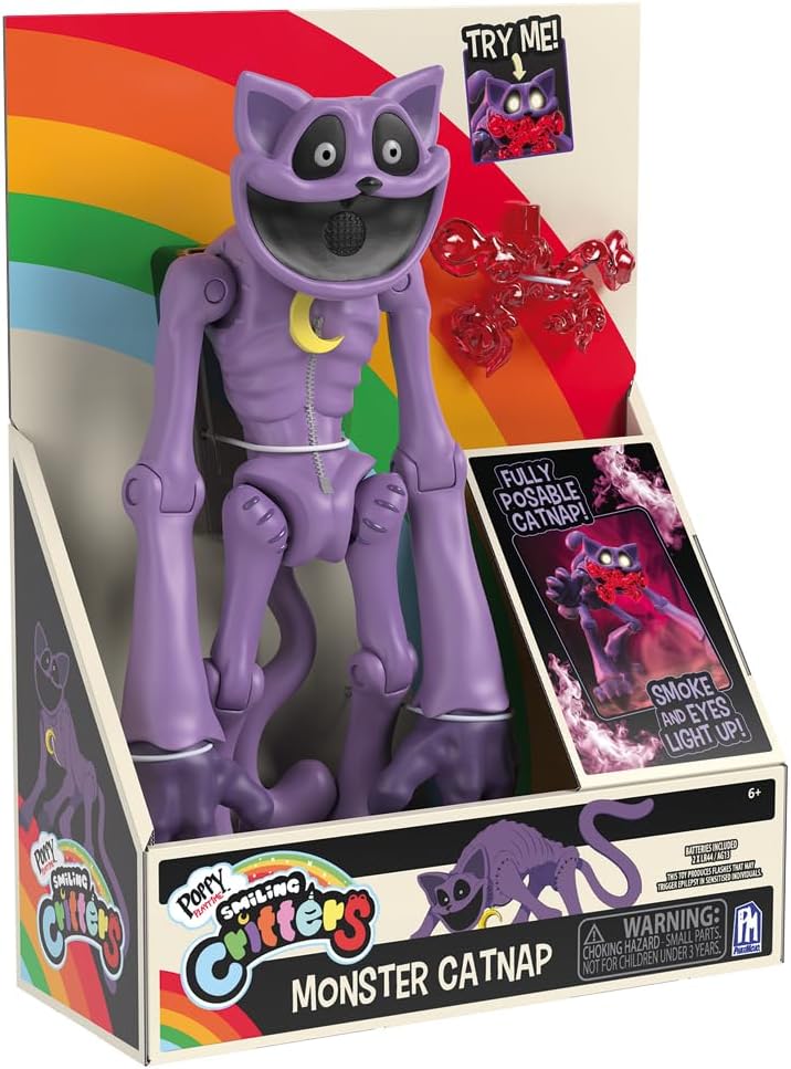 Poppy Playtime Catnap Figure, Multi-Colour (Phat Mojo DF7712)