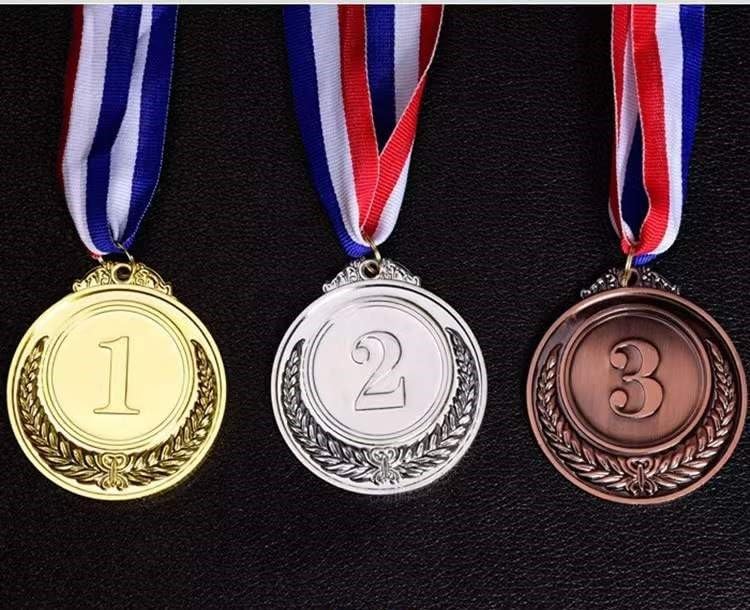 Quick.Simple.Easy SEQ 12 Pieces + 3 Free Gold Silver Bronze Award Medals-Winner Medals Gold Silver Bronze Prizes for Competitions, Party, Olympic Style, 2 Inches