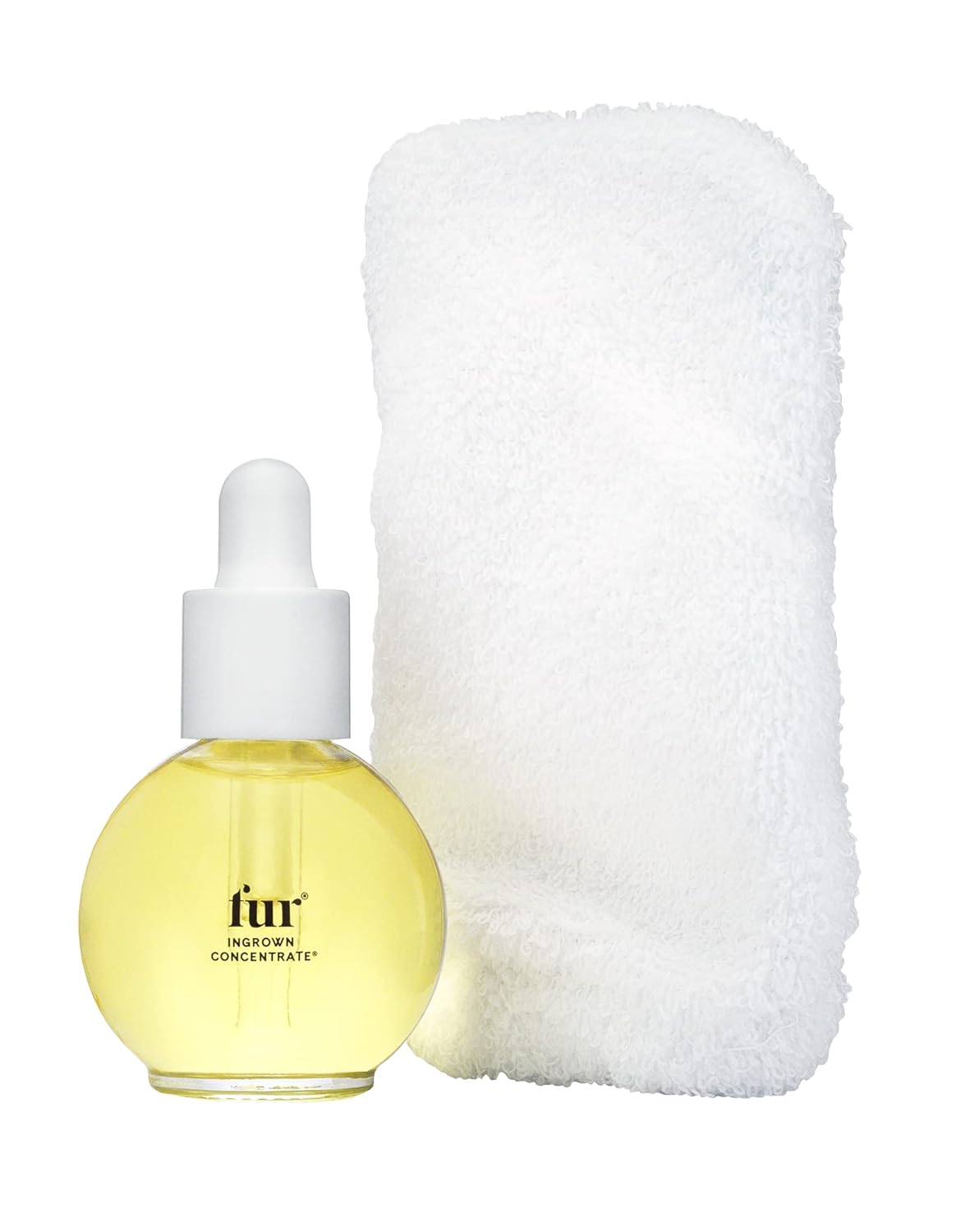 Fur Ingrown Concentrate: Exfoliating Oil Kit for your Hair and Skin to Smoothe, Soothe, and Treat Ingrown Hairs - O.5 fl. oz.