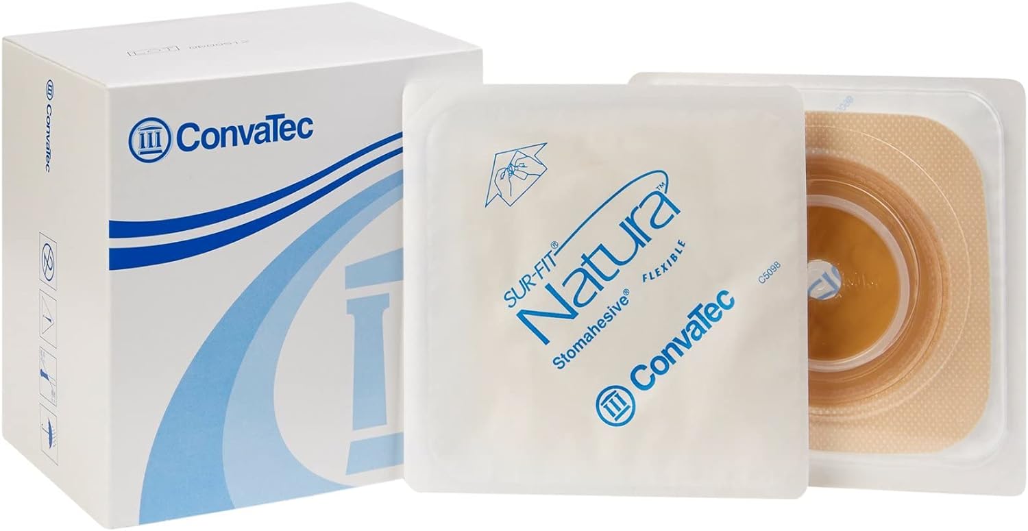 ConvaTec Sur-Fit Natura Stomahesive Wafer, 125264, 1-3/4" Flange 10/Box