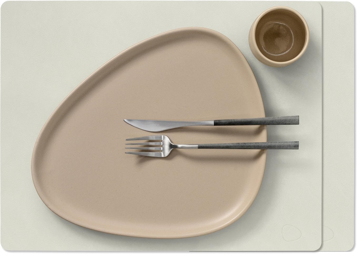 LIND DNA Nupo Placemats Leather Linen 45 x 35 cm Set of 2