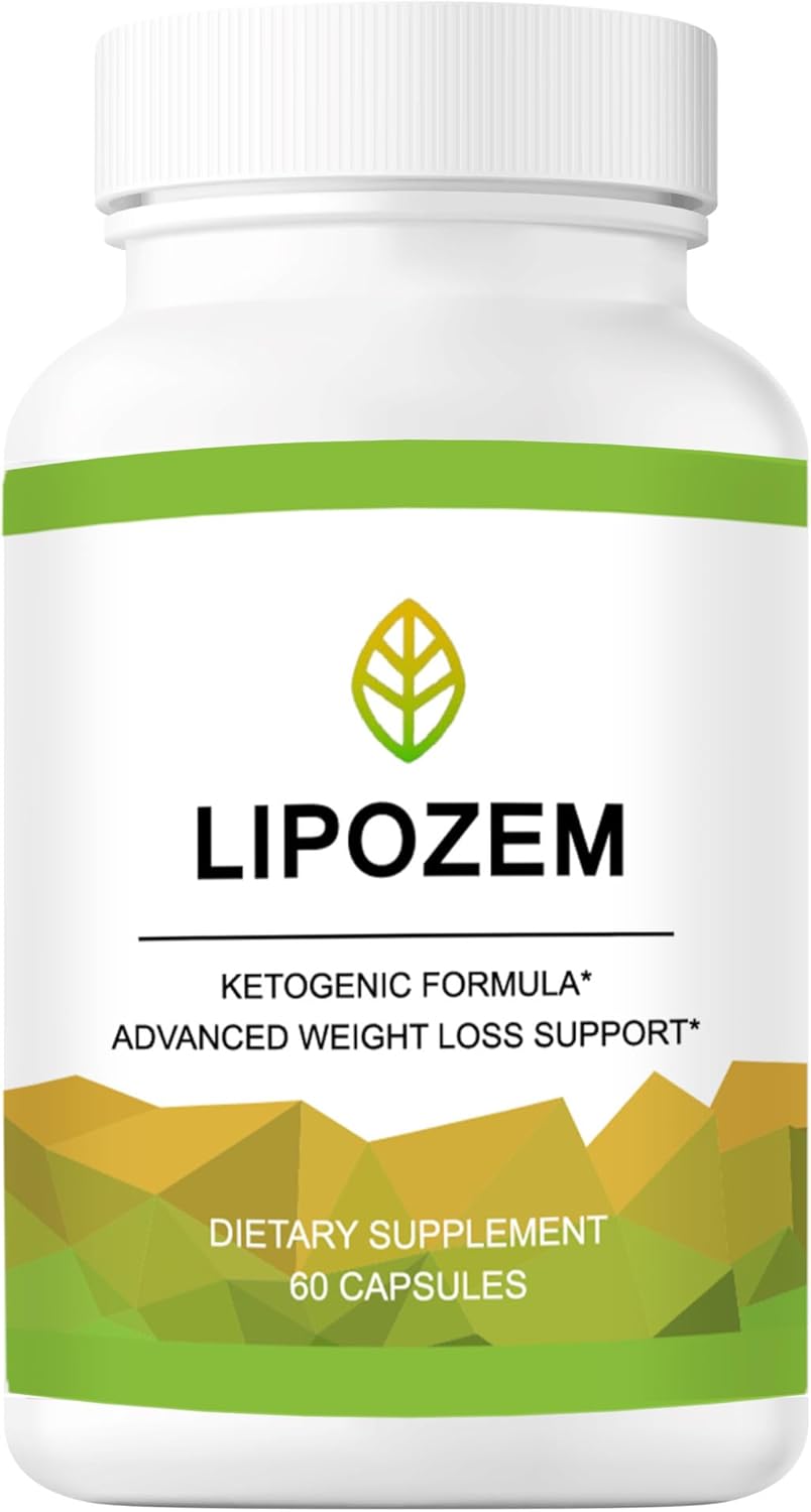 Lipo-zem Capsules, Supplement for Energy, Vitality and Wellness Support, 100% Natural, Vegan Non-GMO, Gluten-Free, Magnesium, Calcium and Sodium BHB