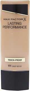 Max Factor Performance Long Lasting Foundation, No. 111 Deep Beige,1.1 Ounce (Pack of 1)