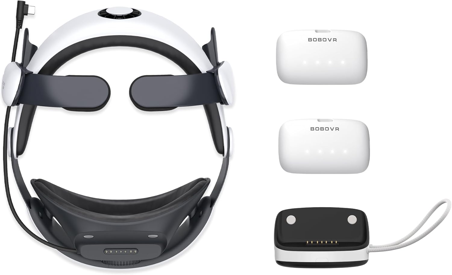 BOBOVR S3 Pro Battery Strap + PD100 Charger Dock Combo