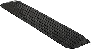MAGIC UNION 1" Rise Solid Rubber Power Wheelchair Threshold Ramp Doorway