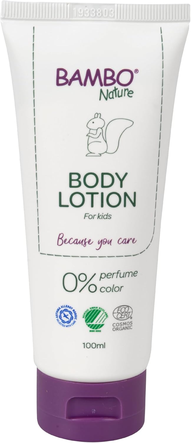 Bambo Nature Baby Moisturiser, Newborn Essentials, Baby Skincare Body Lotion, Gentle & Soothing For Baby’s Skin, Eco-Labelled Baby Body Lotion For Soft & Healthy Skin, Sustainable Body Lotion 100ml