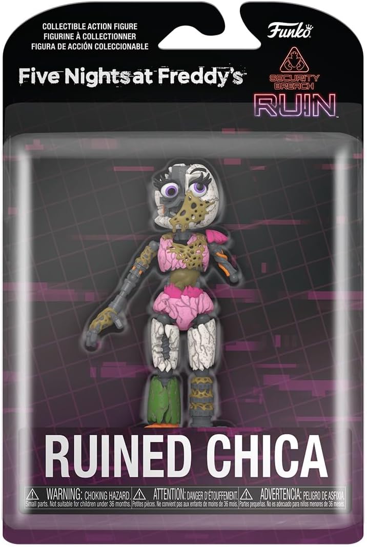 Funko Action Figure: Ruin - Ruined Chica - FNAF - Collectable - Gift Idea - Official Merchandise - for Boys, Girls, Kids & Adults - Video Games Fans