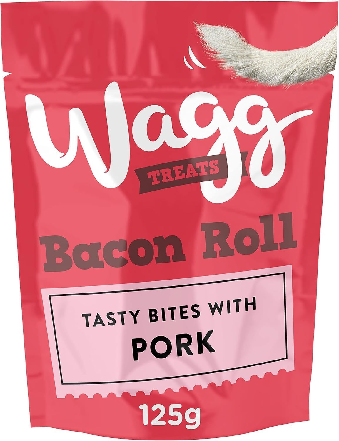 Wagg Bacon Roll Dog Treats 125g (Pack of 7)