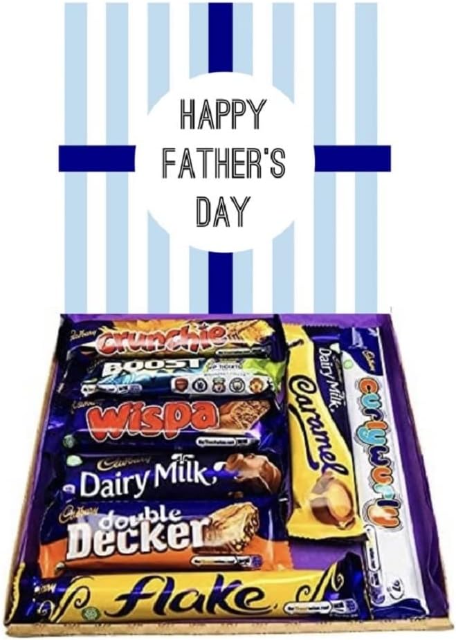Happy Fathers Day Chocolate Gift Present Hamper Special Dad Sweet Box Chocolate Hamper Candy