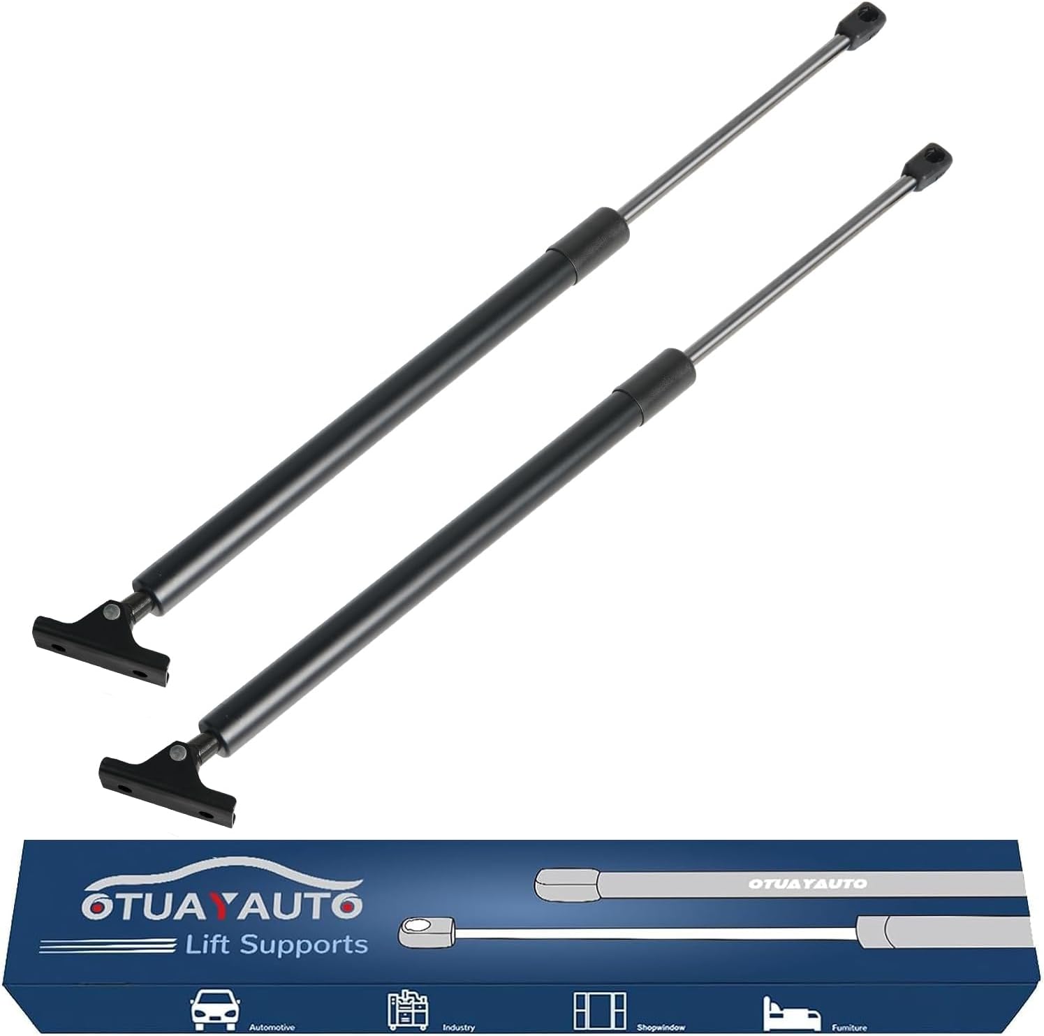 OTUAYAUTO Rear Hatch Struts Replacement for Jeep Cherokee XJ 1997-2001 Premium Tailgate Lift Supports Shock Gas Spring Set OE 55076208AB (Pack of 2)