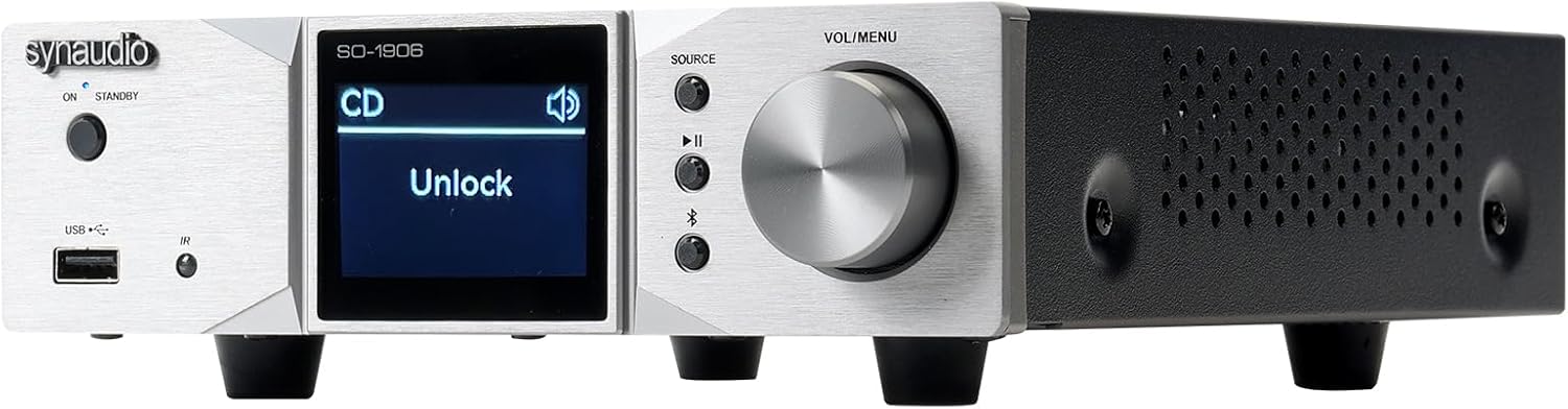 Compact 200W High - Power Bluetooth PowerAmp, 100W x 2CH Class - D, Rich Input Options, 1.77" Display​