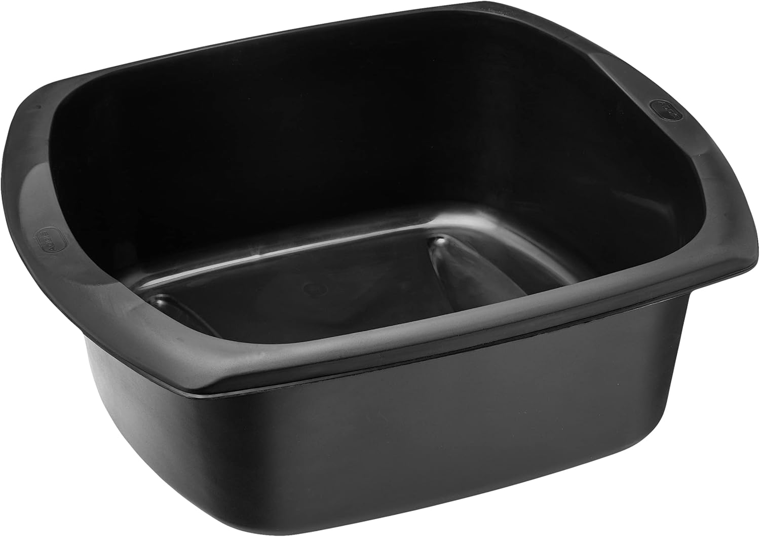 Addis Rectangular Washing Up Bowl, Soft Black, 9.5 Litre