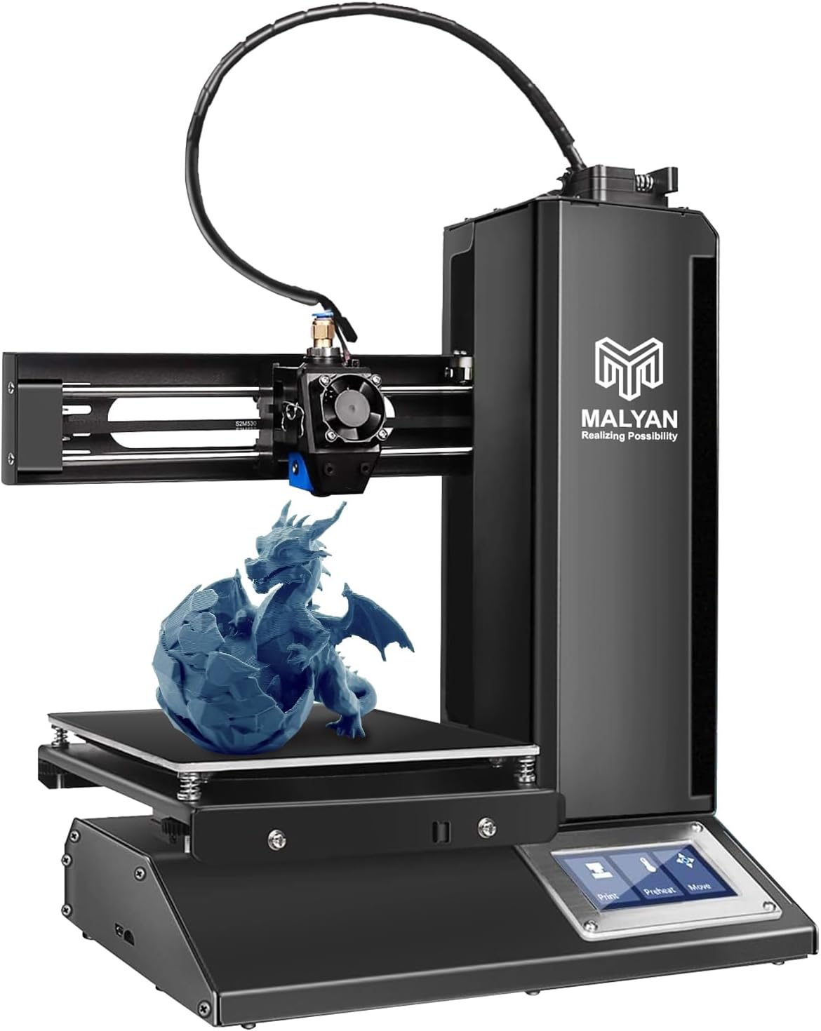 MALYAN M320 FDM Mini 3D Printer,Fully Assembled 3D Printers Easy for Beginners and Kids, High Printing Accuracy, Printing Size 150 * 150 * 150 mm