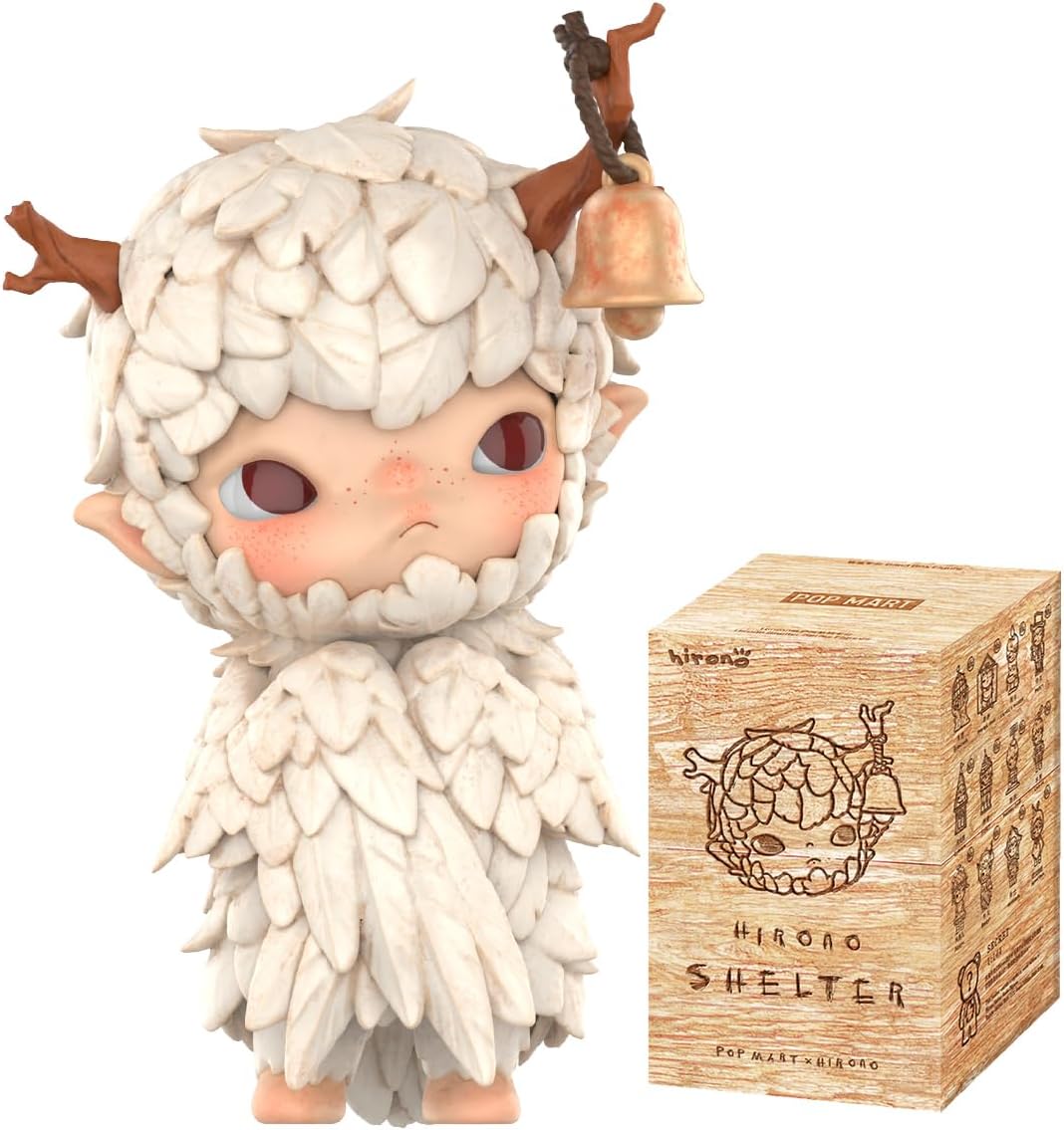POP MART Hirono Shelter Series Figures 1Box 2.5 inches Articulated Character Premium Design Gifts for Fan-Favorite Collectible Toy Art Action Figure