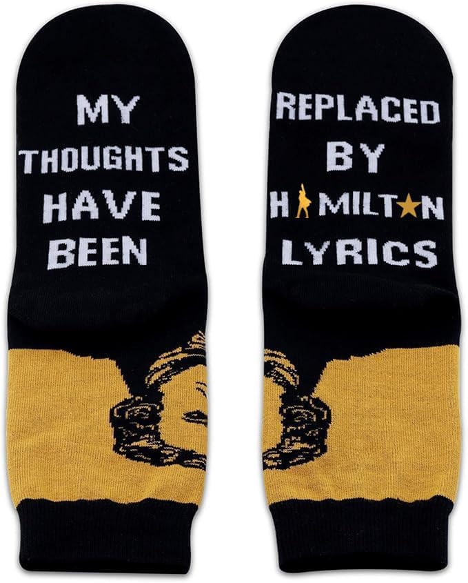 Hamilton Inspired Gift Hamilton Musical Inspired Lyrics Gift My Thoughts Have Been Replaced by Hamilton Lyrics