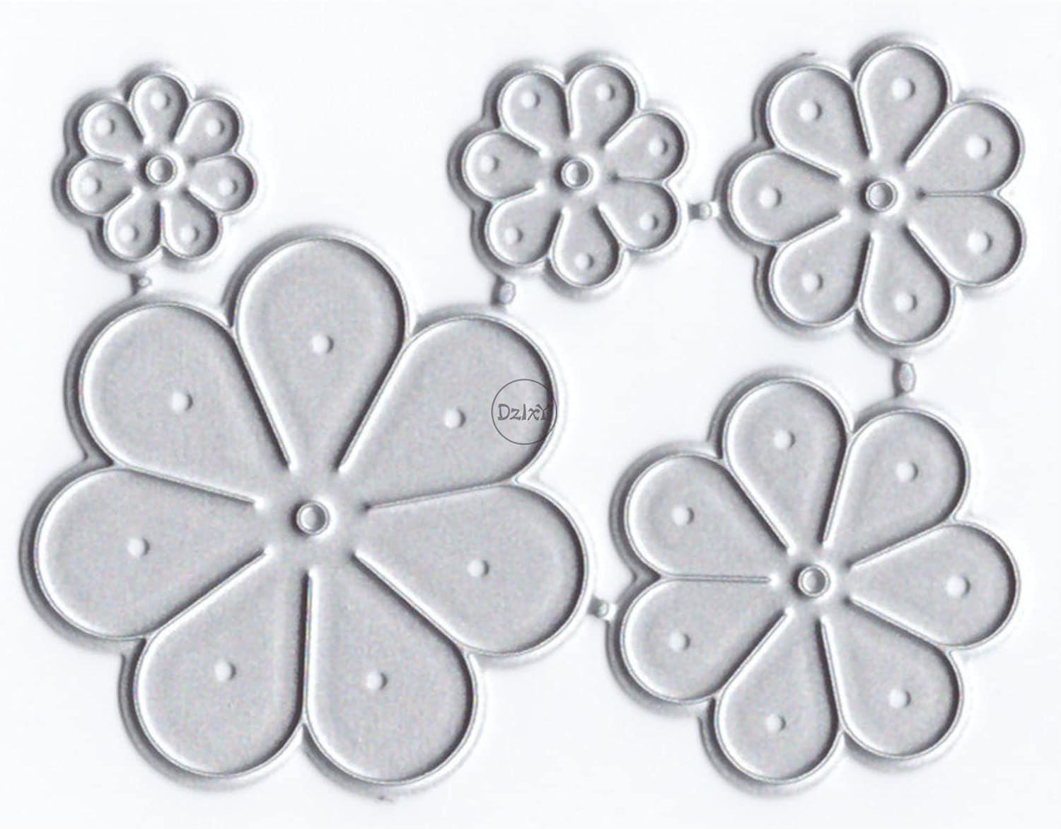DzIxY Flower Petals Metal Cutting Dies for Card Making Kit Embossing Paper Die Cuts Scrapbook Machine Stencils Storage Pockets Supplies