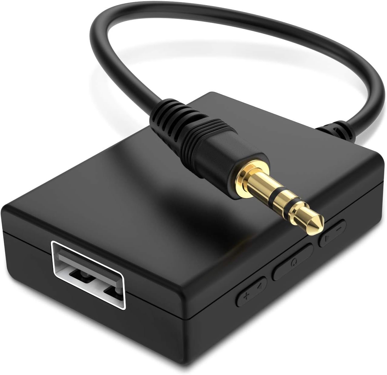 ANDTOBO USB to Aux Audio Adapter, 3.5mm Male to USB Female, Car Music Player