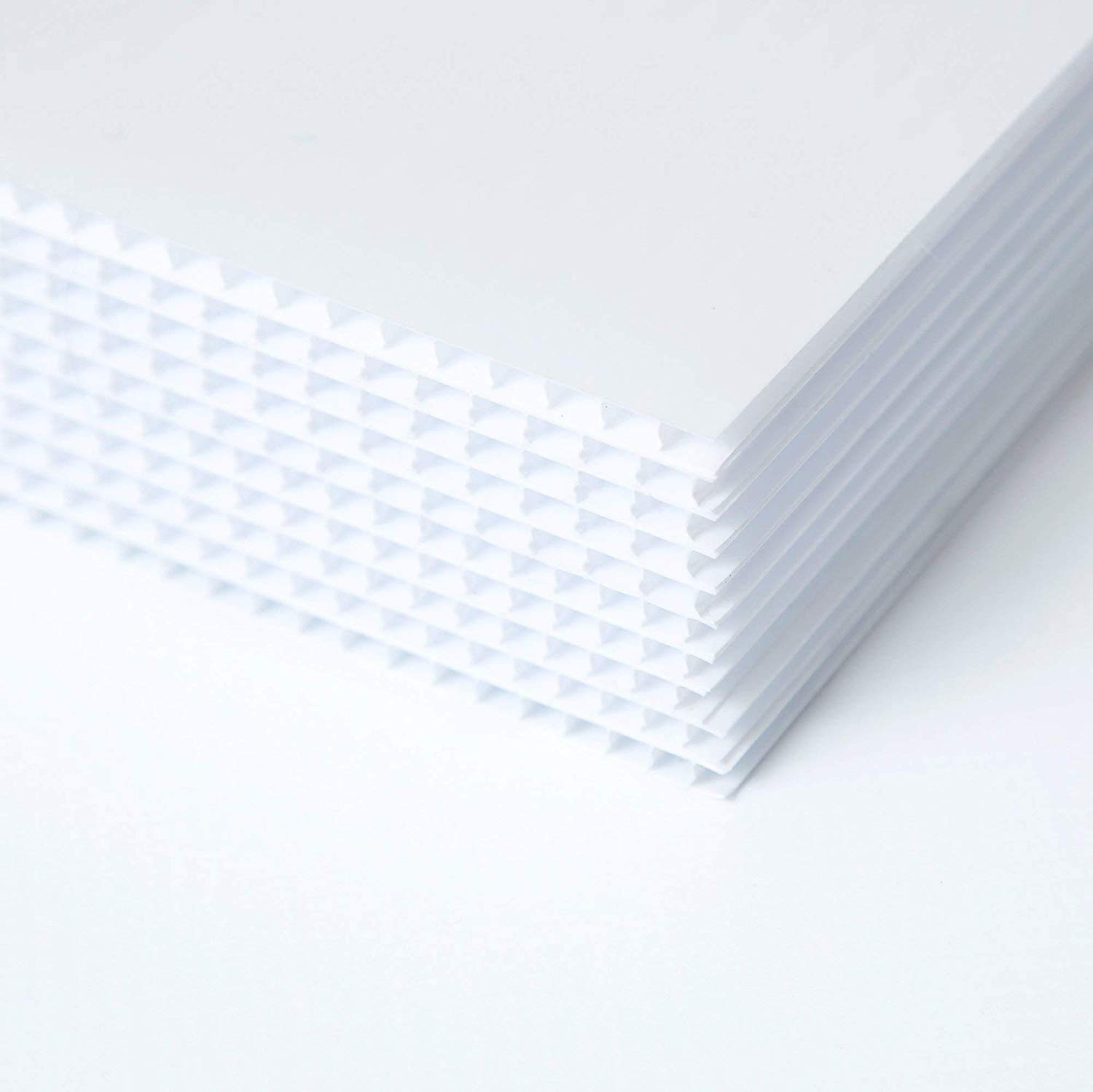 50 Pack 18x24" Corrugated Plastic Sign Blank- White Lawn Sign