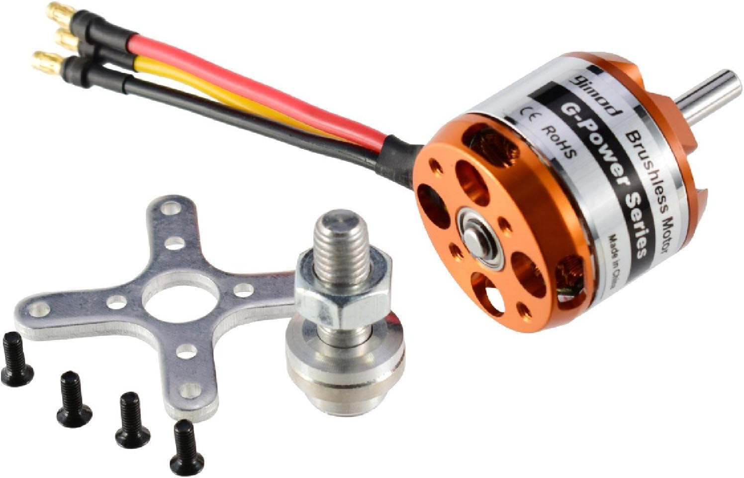 D3536 RC Brushless Motor, Brushless Motor Speed Controller Set for RC Drone Quadcopter Multi-rotor Aircraft Accessroy Parts Fixed-wing(910KV)