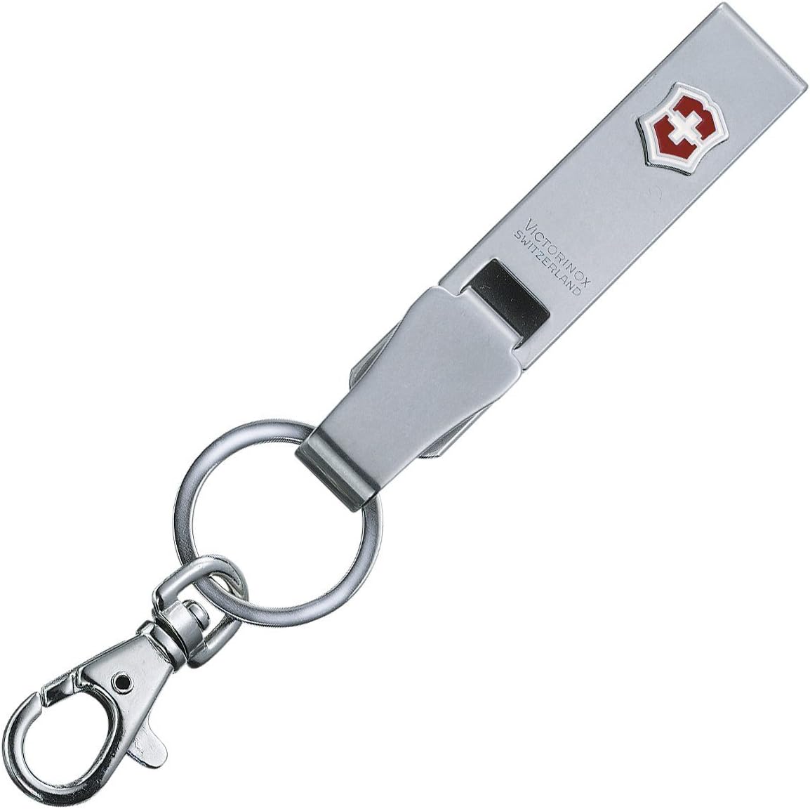 VICTORINOX Belt Hanger Keychain Key Ring Multi Clip Simple Lightweight Gift Metal Silver Black