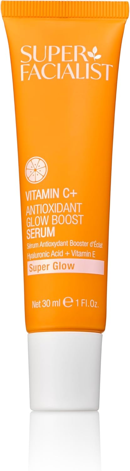 Super Facialist - Vitamin C + Glow Boost Skin Serum, Oil Free Face Serum For Boosting Collagen Synthesis, Radiant & Youthful Skin, Vegan Friendly, 30ml