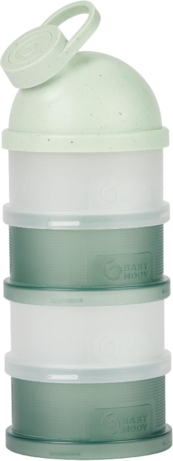 Babymoov Babydose Formula Powder pots, Baby Milk Powder Dispenser pots, Green