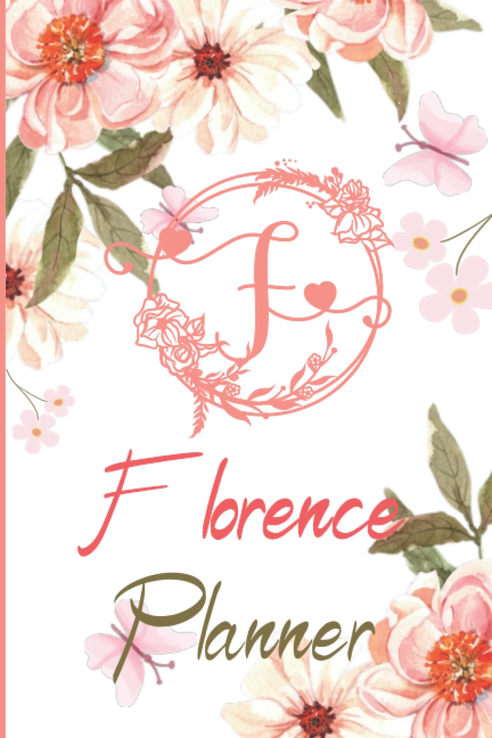 Florence Name Planner | Customized Notebook planner | Customised Gift for Florence: Weekly & Monthly Planner With Notebook Journal | Password Log | ... Planner | Perfect Gift Idea For Florence